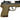 WE GBB Pistol Bulldog 3PX4 Compact - Tan