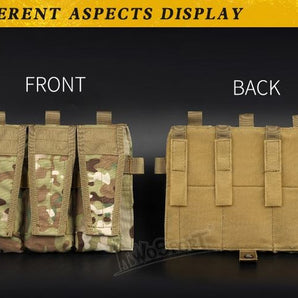 JPC vest 2.0 front accessory package 5.56 triple package - OD