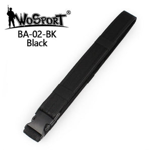 BA02 ordinary  Buckle Belt - BLACK