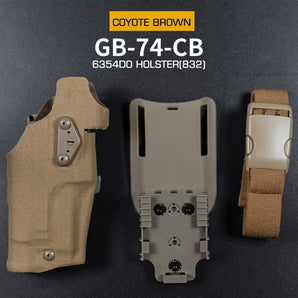 WST Holster 6354 DO for Glock 17 with X300 Flashlight - Coyote