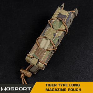 Tiger Type Long Magazine Pouch for MP5 - Ranger Green