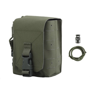 WST Multifunctional Molle Pouch with Radio Pocket, Large - Ranger Green