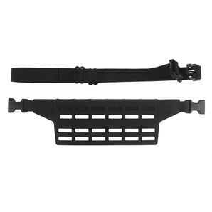 WST Fanny Pack Molle Adapter Panel , Large (6 Rows) - Black