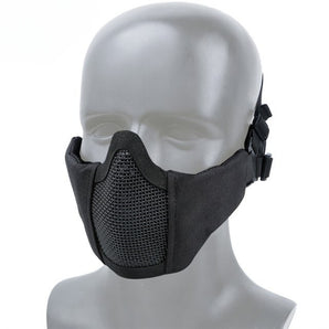 WST MINI Steel Mesh Mask, Children / Ladies - Black