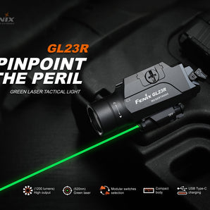 FENIX GL23R TACTICAL LIGHT WITH Green LASER SIGHT