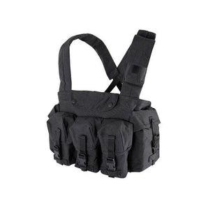 7 Pockets Chest Rig - black