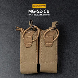 DPMP Molle Double 9mm Magazine Pouch - Coyote