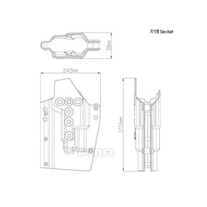 FMA G17L WITH SF Light-Bearing Holster DE