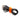 GEAR TIE(R) REUSABLE RUBBER TWIST TIE(TM) (2pcs), Orange - length 18"