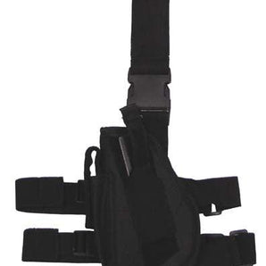 Pistol holster thigh LEFT BLACK