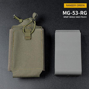 SRMP MOLLE Open Single M4 magazine storage bag/Pouch - Ranger Green