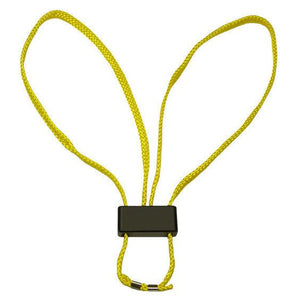 Textile disposable handcuffs (set of 5 pcs) – yellow