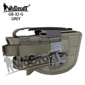 WST Universal holster with magazine pouch - Grey